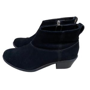 Vionic Zadie Suede Low Heeled Booties I Size: 6.5
